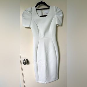 Calvin Klein White Sheath Dress